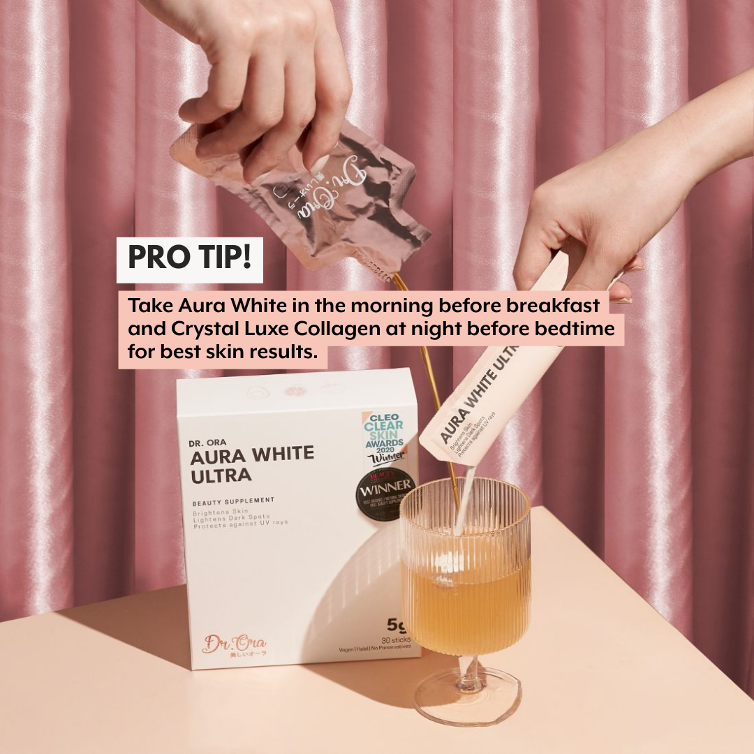 Aura White Ultra - Best Skin Whitening Supplement Singapore | L-Glutat Aura White Ultra - Best Skin Whitening Supplement Singapore | L-Glutat