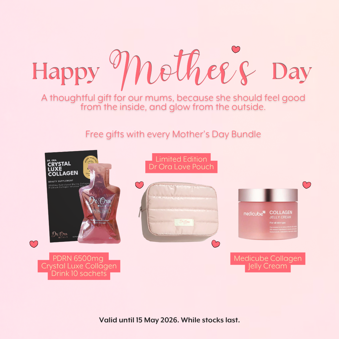 Mother's Day Bundle - Golden Tomato & Crystal Luxe Collagen | Oral UV defense supplement | 6500mg Hydrolyzed Marine Collagne + Free Gifts
