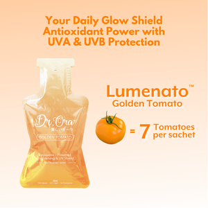 Mother's Day Bundle - Golden Tomato & Crystal Luxe Collagen | Oral UV defense supplement | 6500mg Hydrolyzed Marine Collagne + Free Gifts