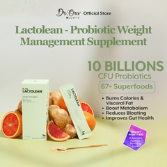 Lactolean - Probiotic Weight Management Supplement Singapore | Digestive Enzymes & Gut Health | 15 Sachets