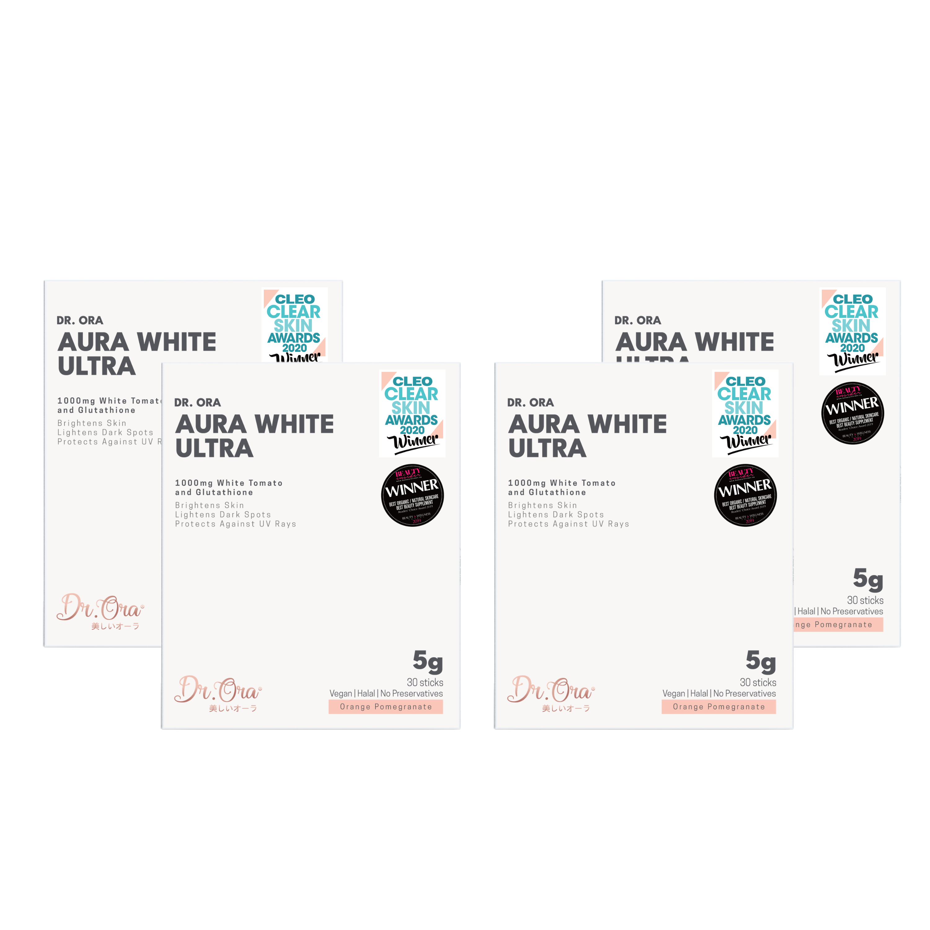 Aura White Ultra - Best Skin Whitening Supplement Singapore | L-Glutathione, Brighten Skin & Fade Dark Spots