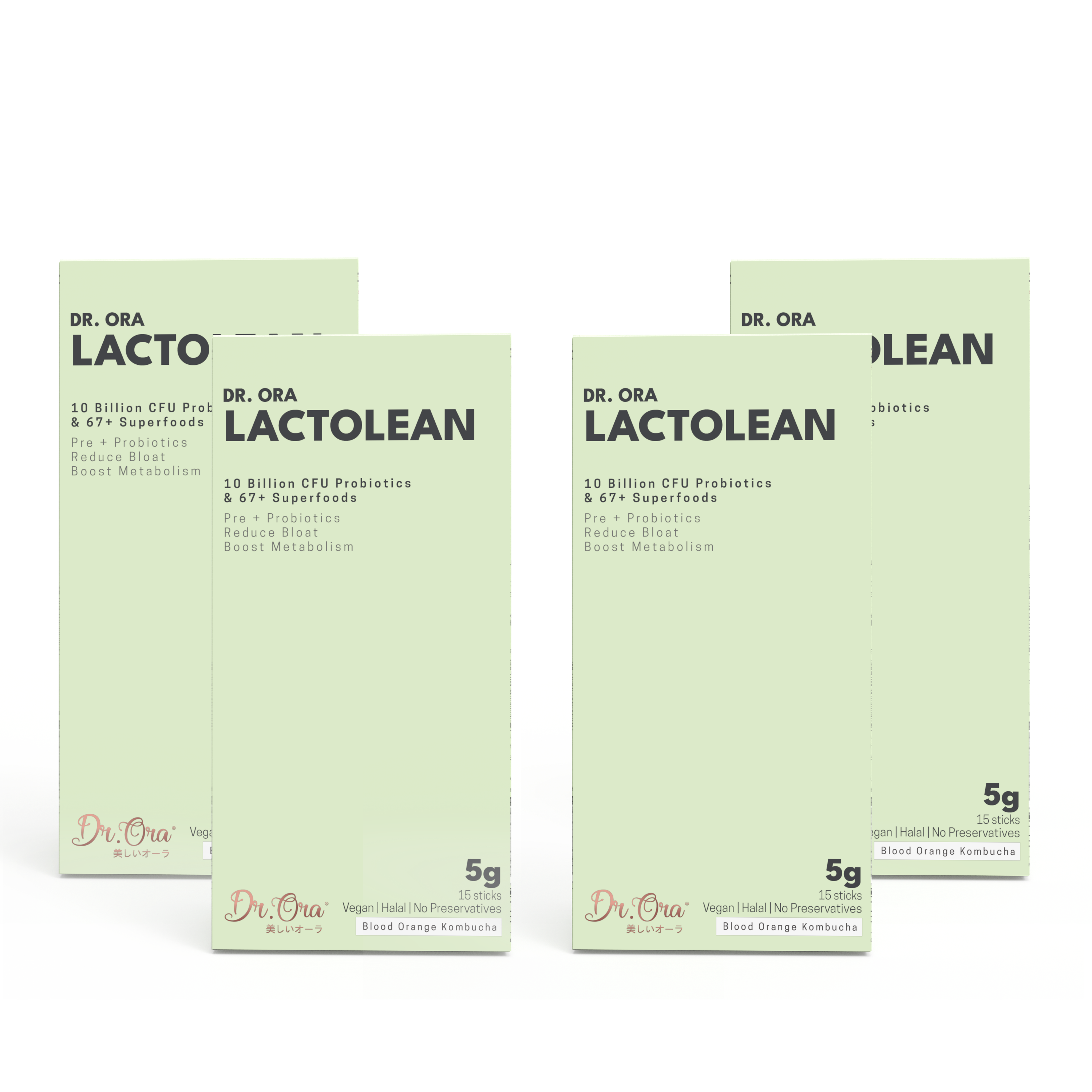 Lactolean - Probiotic Weight Management Supplement Singapore | Digestive Enzymes & Gut Health | 15 Sachets