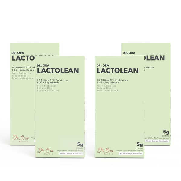 Lactolean - Probiotic Weight Management Supplement Singapore | Digestive Enzymes & Gut Health | 15 Sachets
