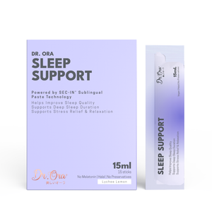NEW Dr. Ora Sleep Support Supplememt | Melatonin-free | 15ml x 15 sachets