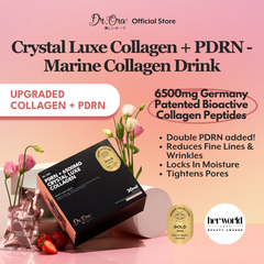 Crystal Luxe Collagen + PDRN | 6500mg Collagen, Skin Hydration & Radiant Glow