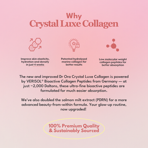 Crystal Luxe Collagen + PDRN | 6500mg Collagen, Skin Hydration & Radiant Glow