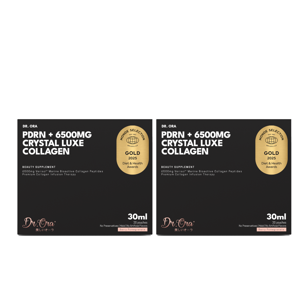 Crystal Luxe Collagen + PDRN | 6500mg Collagen, Skin Hydration & Radiant Glow