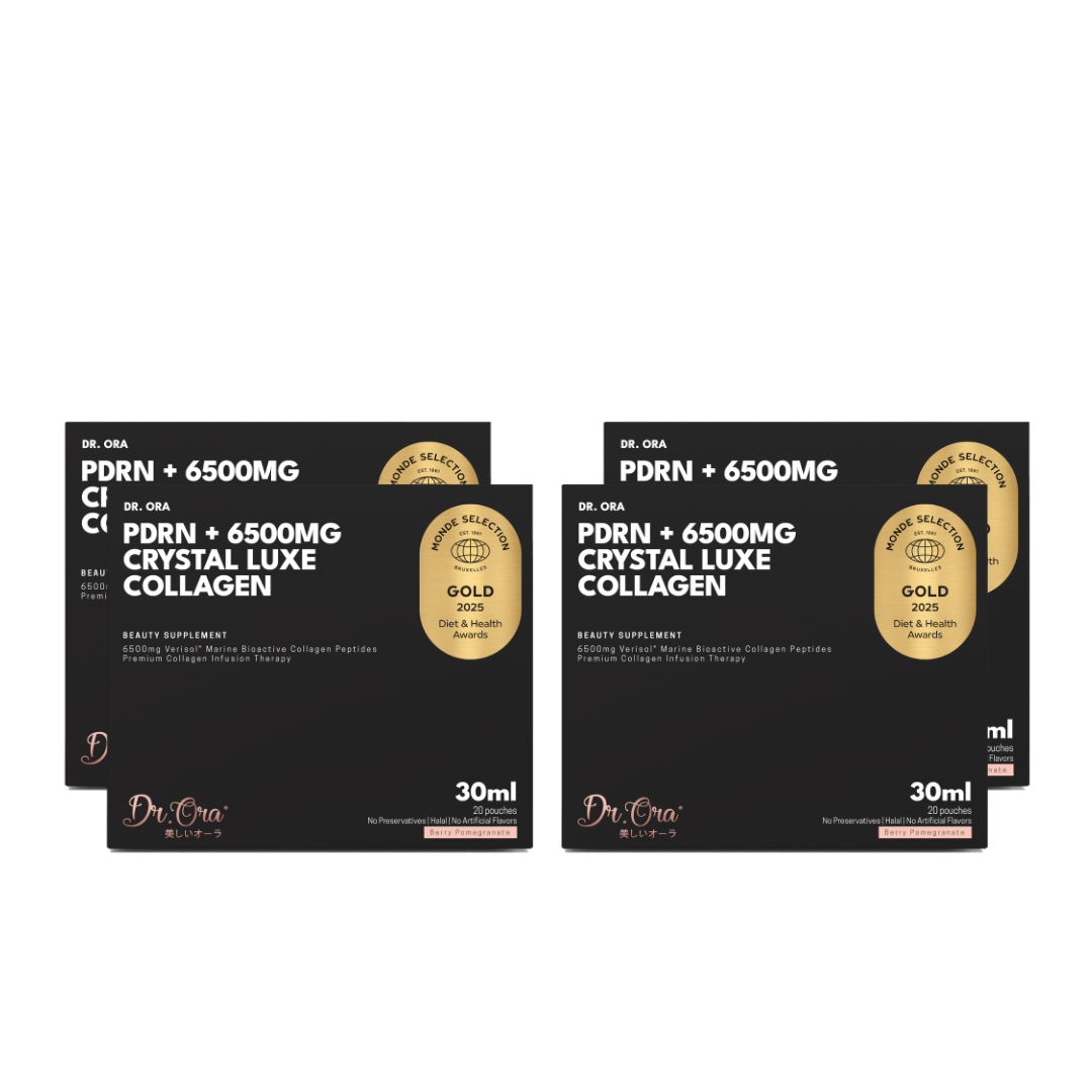 Crystal Luxe Collagen + PDRN | 6500mg Collagen, Skin Hydration & Radiant Glow