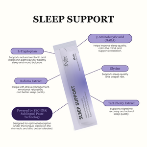 NEW Dr. Ora Sleep Support Supplememt | Melatonin-free | 15ml x 15 sachets